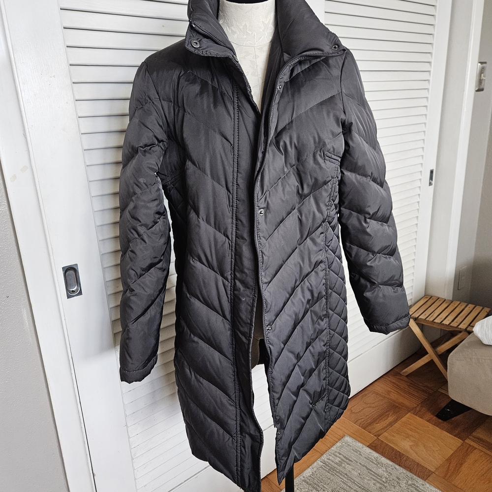 Kenneth Cole New York Women's Gray Puffer Jacket